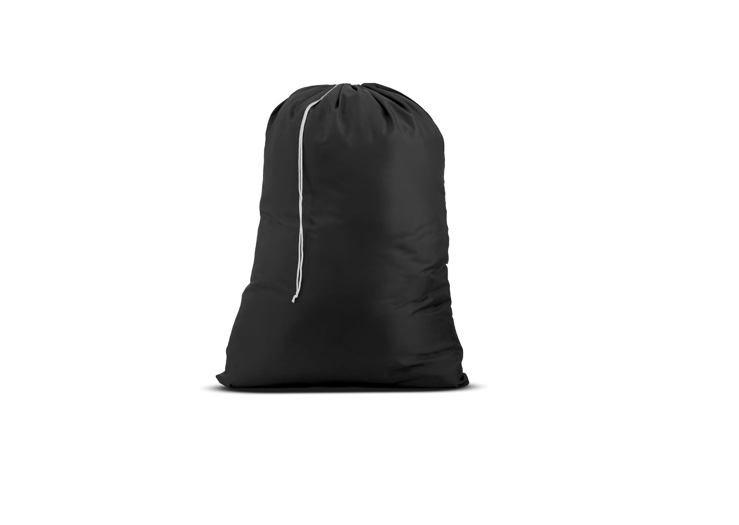 NYLON XL LAUNDRY BAG, 30 X 40 IN, LOCKING DRAWSTRING, BLACK