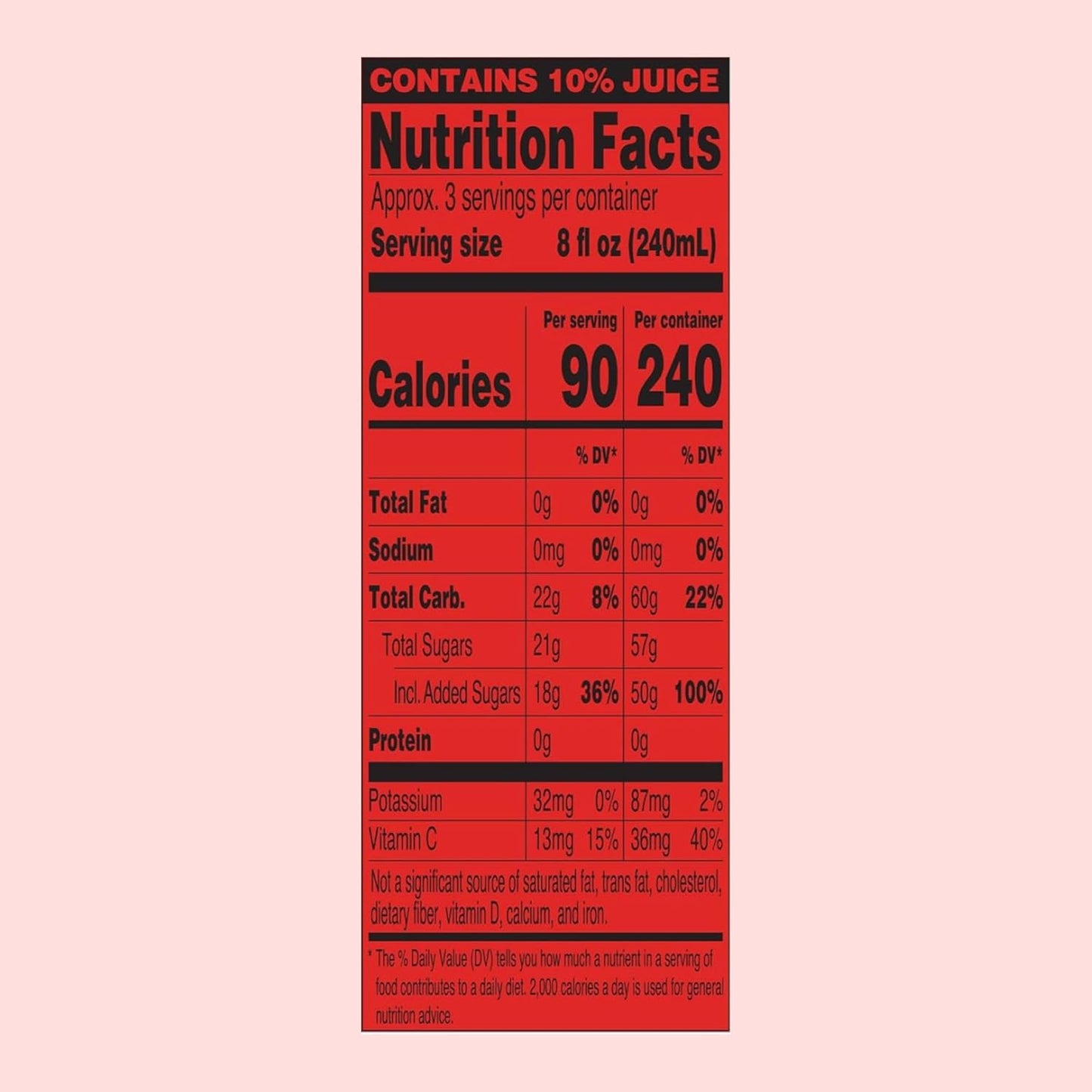 ARIZONA WATERMELON FRUIT JUICE COCKTAIL – 22 FL OZ BIG CANS – PACK OF 12