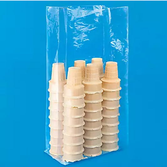 MEAT BAGS PLASTIC CLEAR 8X4X18 IN 475 CT