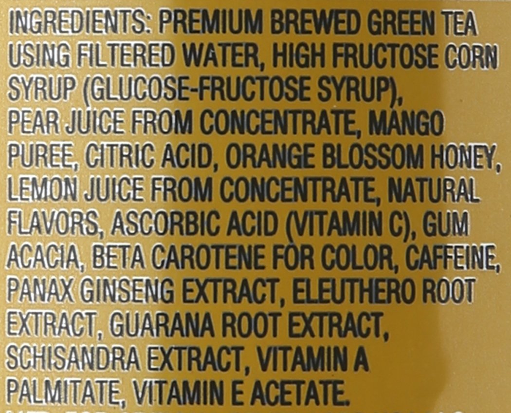 ARIZONA RX ENERGY HERBAL TONIC Vitamin-Infused Energy Tea – 23 FL OZ CANS – PACK OF 24