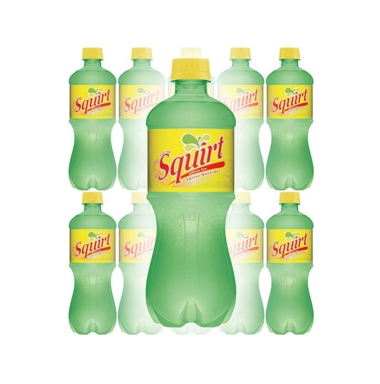 Squirt Grapefruit Soda, 20 fl oz Bottles (Pack of 16), Total 320 fl oz – Refreshing Citrus Soft Drink