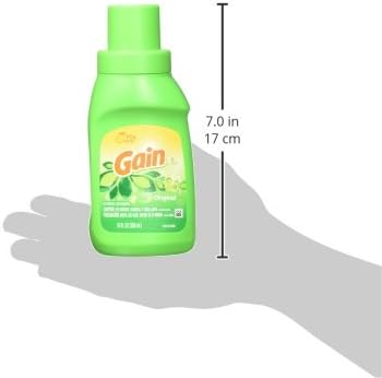 GAIN AROMA BOOST LIQUID LAUNDRY DETERGENT, ORIGINAL SCENT, 10 OZ (12 PACK)