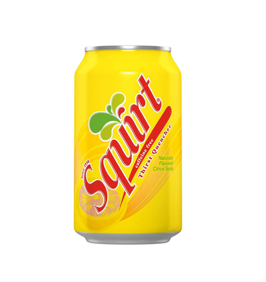 Squirt Citrus Soda, 12 oz Cans (Pack of 24) – Crisp & Refreshing Grapefruit Citrus Soft Drink