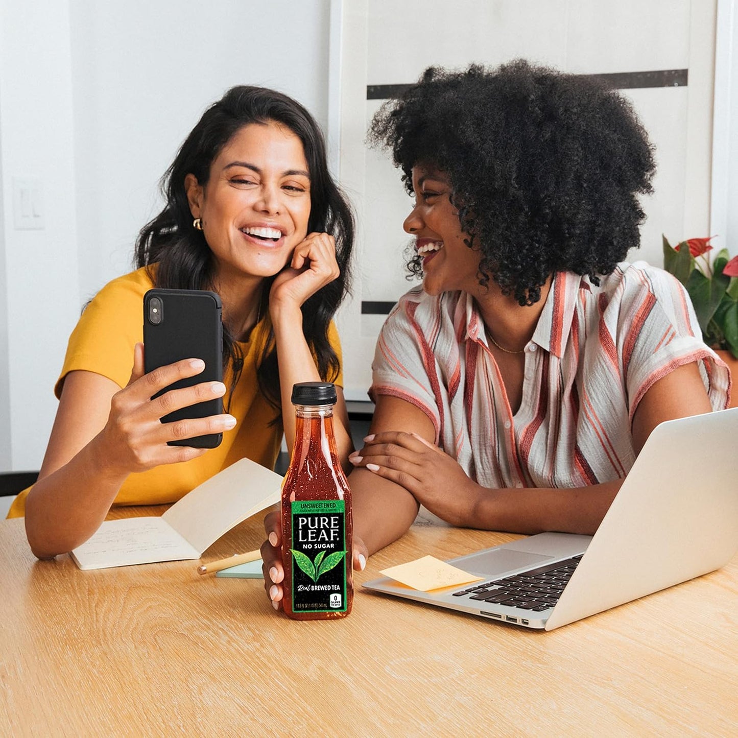 Pure Leaf Unsweetened Iced Tea – Real Brewed Black Tea, Zero Sugar, 18.5 Fl Oz Bottles – 12 Pack