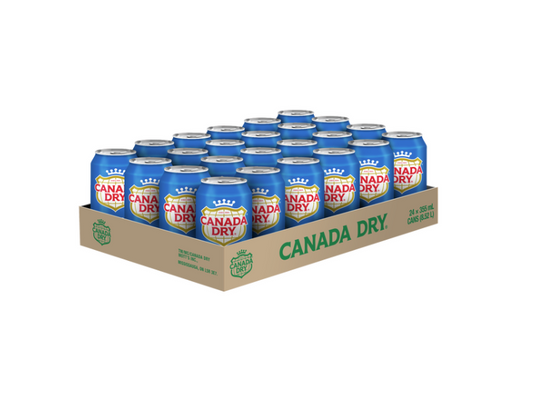 CANADA DRY CLUB SODA -12 FL OZ- 24 PACK