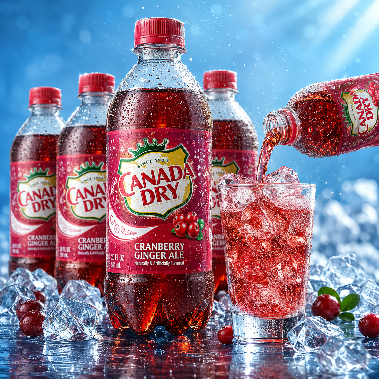 Canada Dry Bulk Deal 20oz, 24-Pack - Free Shipping