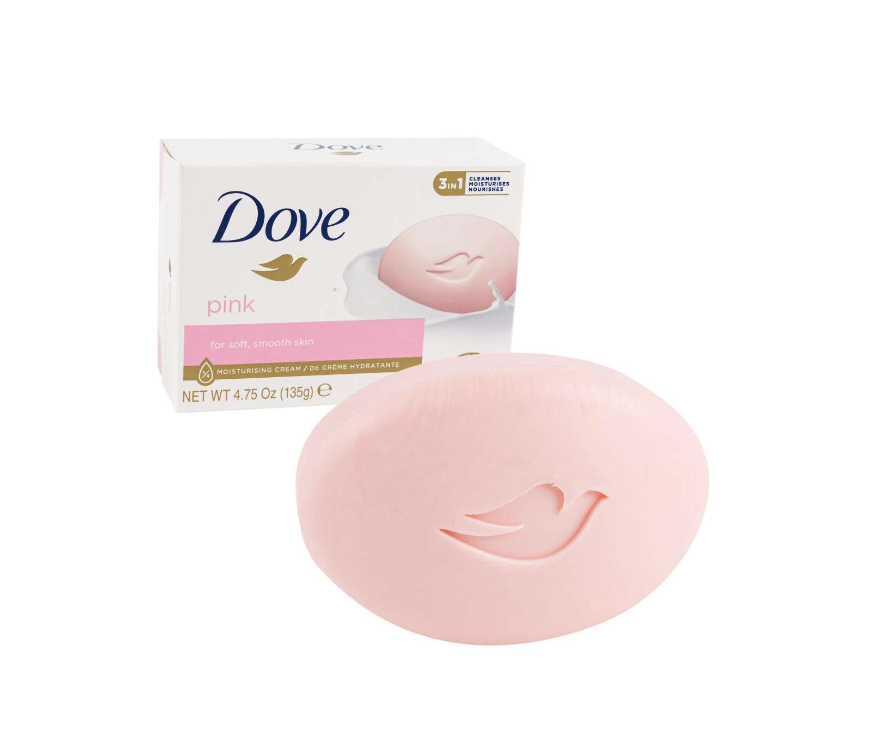 DOVE PINK BEAUTY BAR SOAP, 4.75 OZ BARS (48 COUNT)