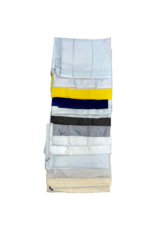 LAUNDRY BAGS ASSORTED COLORS 12 CT