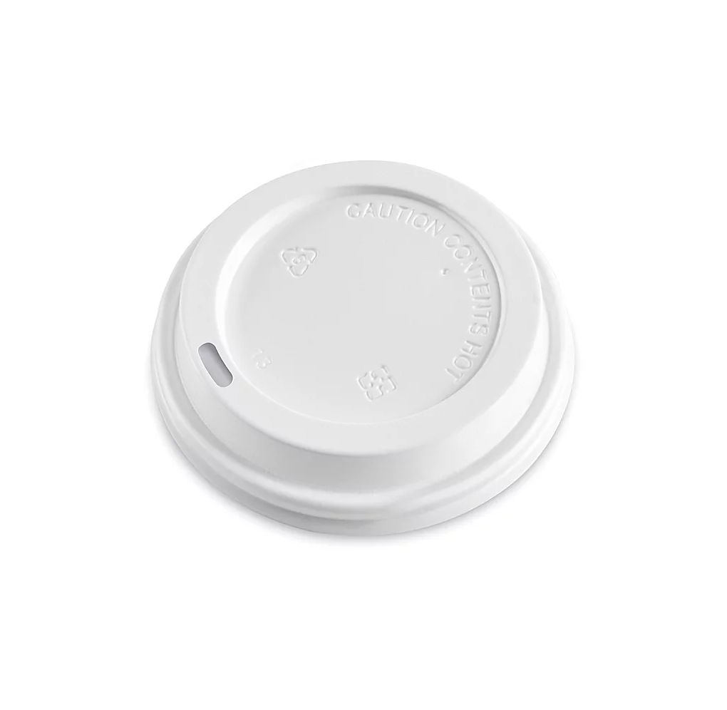 Paper Cup Lids – White, Fits 8 oz & 10 oz Cups – 1,000 Count Bulk Pack