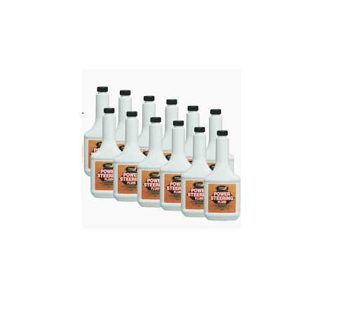 JOHNSEN’S REGULAR POWER STEERING FLUID, 12 OZ BOTTLES (PACK OF 12)