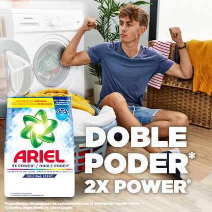 ARIEL POWDER LAUNDRY DETERGENT – 500 G BAGS – 18 PACK