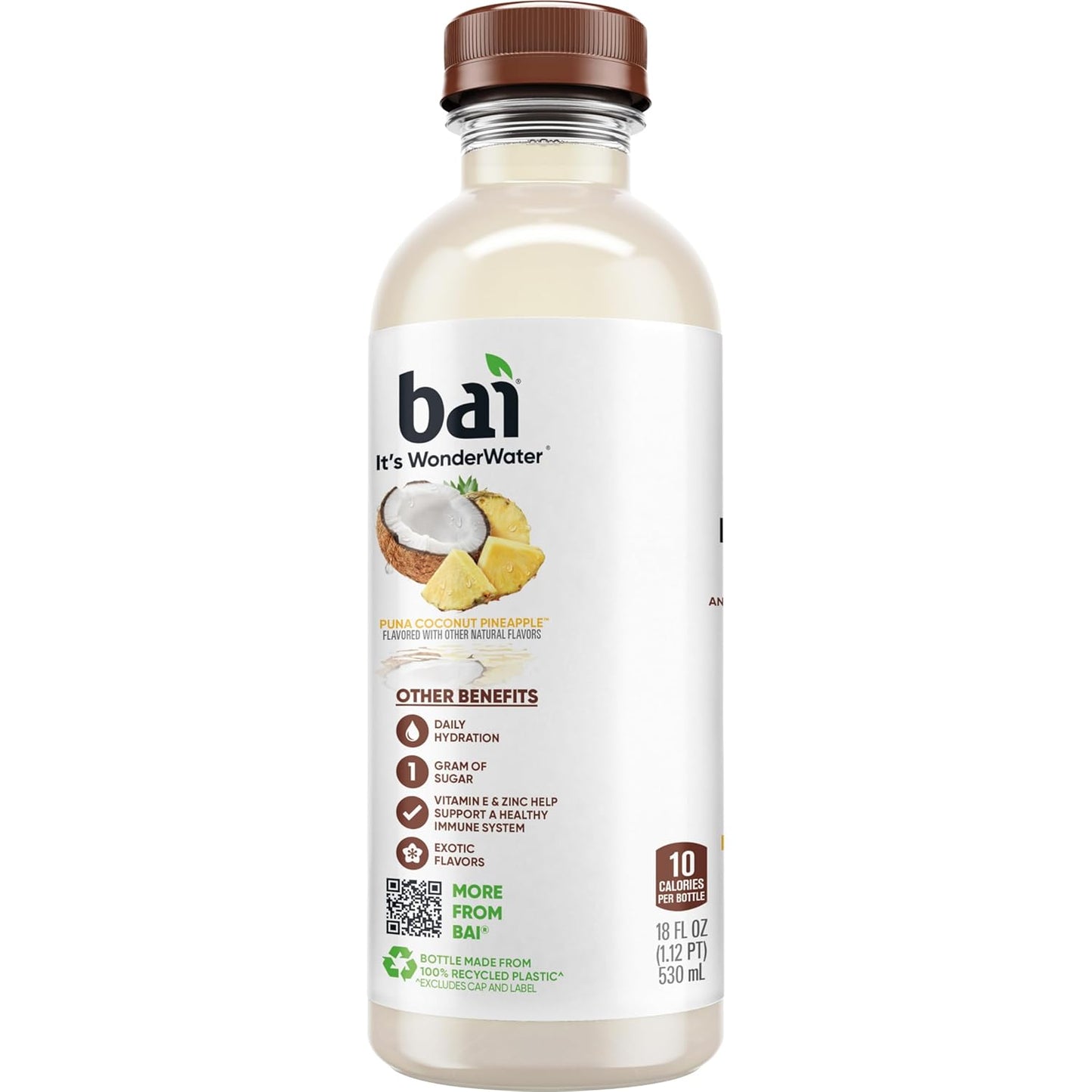 Bai Coconut Pineapple Antioxidant Infused Water - 12 Count