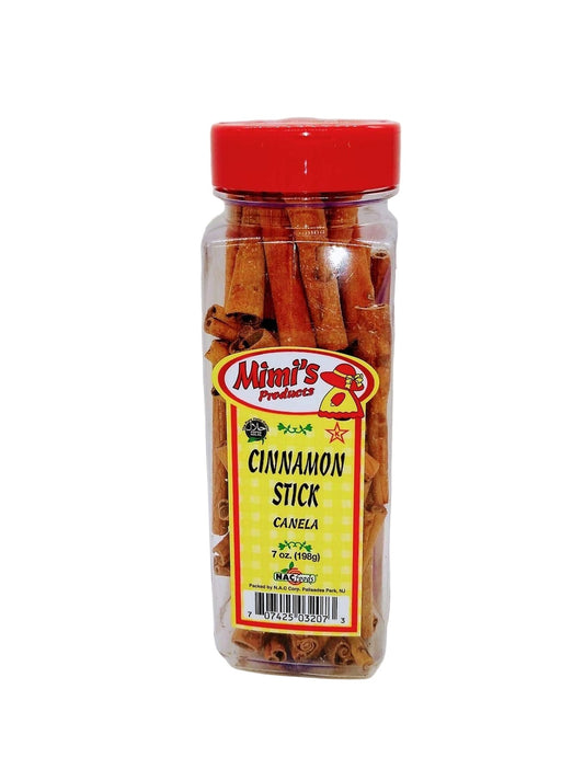 MIMI’S CINNAMON STICKS (CANELA EN RAMA), PREMIUM WHOLE, 7 OZ BAG