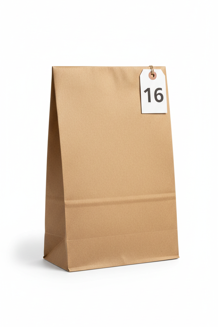 DEMAYA Brown Paper Bags 500 CT– Heavy-Duty Kraft Paper Lunch, Retail & Takeout Bags for Food Service & Everyday Use