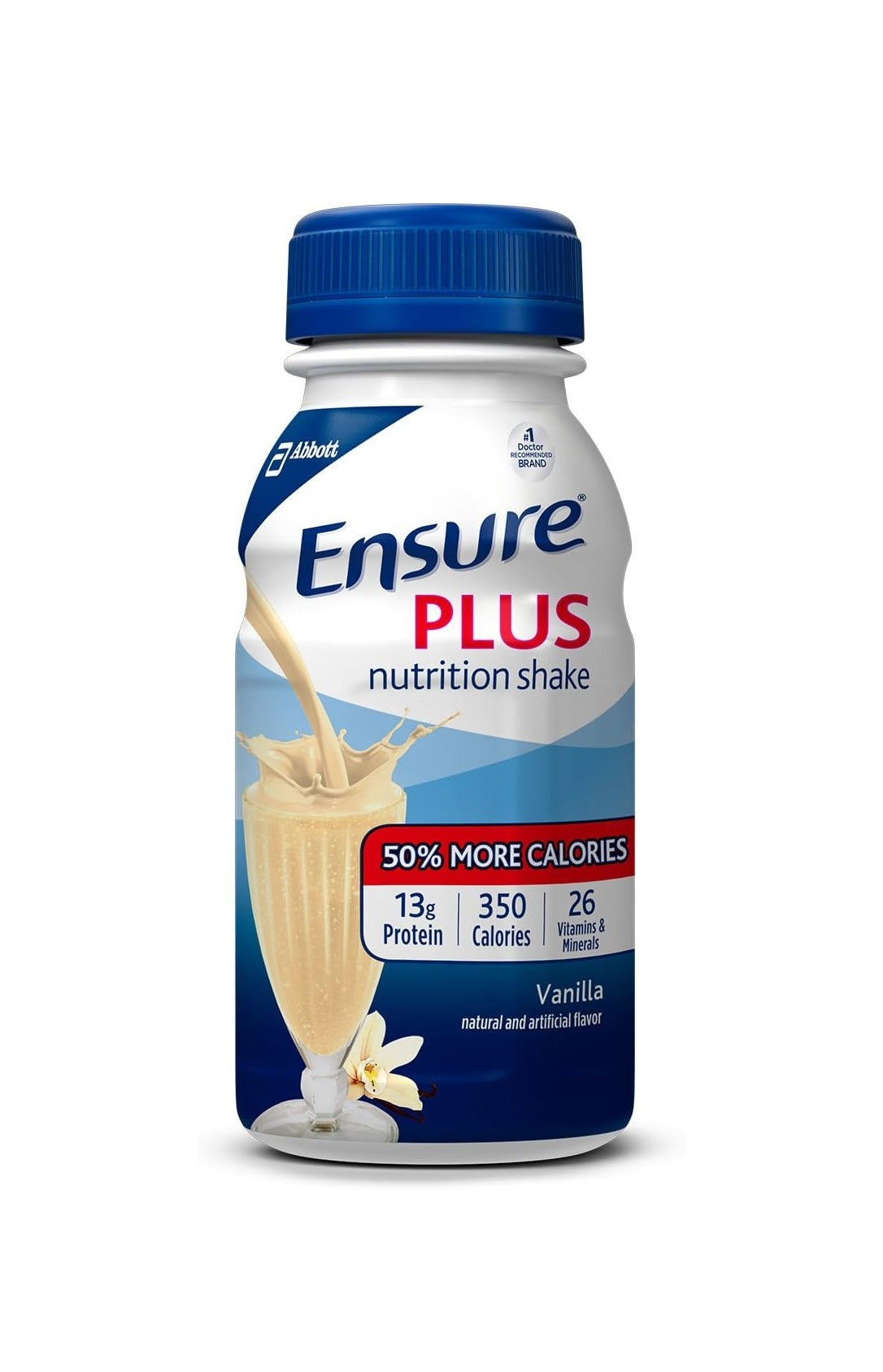 ENSURE PLUS THERAPEUTIC NUTRITION DRINK, VANILLA FLAVOR, 8 FL OZ BOTTLES (6 COUNT)