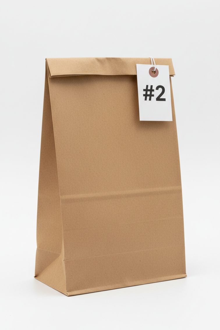 DEMAYA Brown Paper Bags 500 CT– Heavy-Duty Kraft Paper Lunch, Retail & Takeout Bags for Food Service & Everyday Use