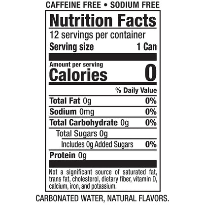 CANADA DRY LEMON LIME SPARKLING SELTZER WATER – 12 FL OZ CANS – PACK OF 12