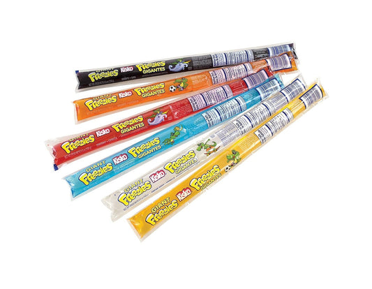 KISKO GIANT FREEZIES ICE POPS, ASSORTED FLAVORS, 5.5 OZ (50 COUNT)