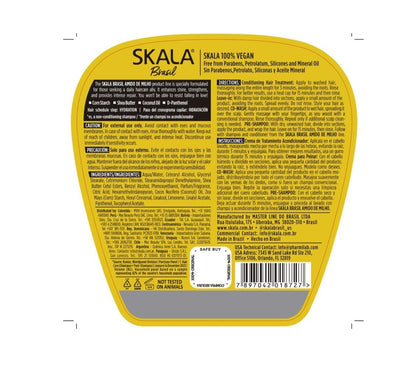 Skala Expert Corn Starch 2-In-1 Treatment Cream – Hydrating And Anti-Frizz, 1 Kg (33.81 Oz)