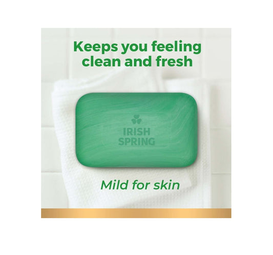 IRISH SPRING ORIGINAL DEODORANT SOAP, 3-BAR PACKS (2 PACK, 6 BARS TOTAL)