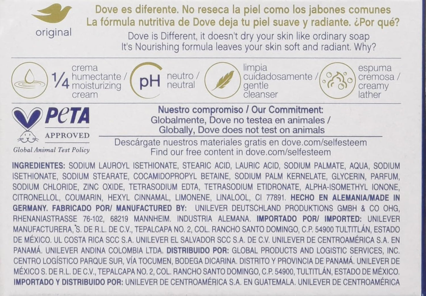 DOVE BEAUTY BAR, ORIGINAL, 4.75 OZ (48 PACK)