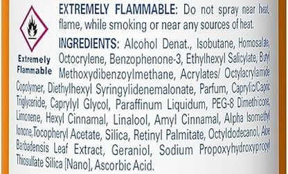 Banana Boat Sport Sunscreen Spray SPF 50+, PowerStay Technology, 6 oz (3 Pack) – UVA/UVB Protection, Water & Sweat Resistant