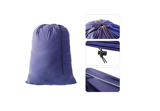 EXTRA LARGE LAUNDRY BAGS, DRAWSTRING CLOSURE, 30 X 40 INCH (12 COUNT)