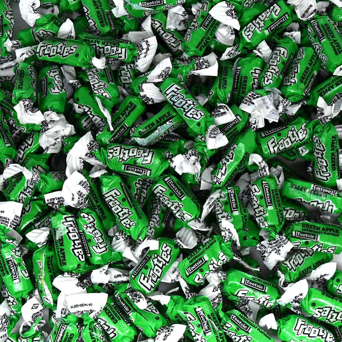 Tootsie Roll Frooties Chewy Candy, Green Apple – 360-Piece Bulk Bag (38.8 oz) – Gluten & Peanut Free, Individually Wrapped