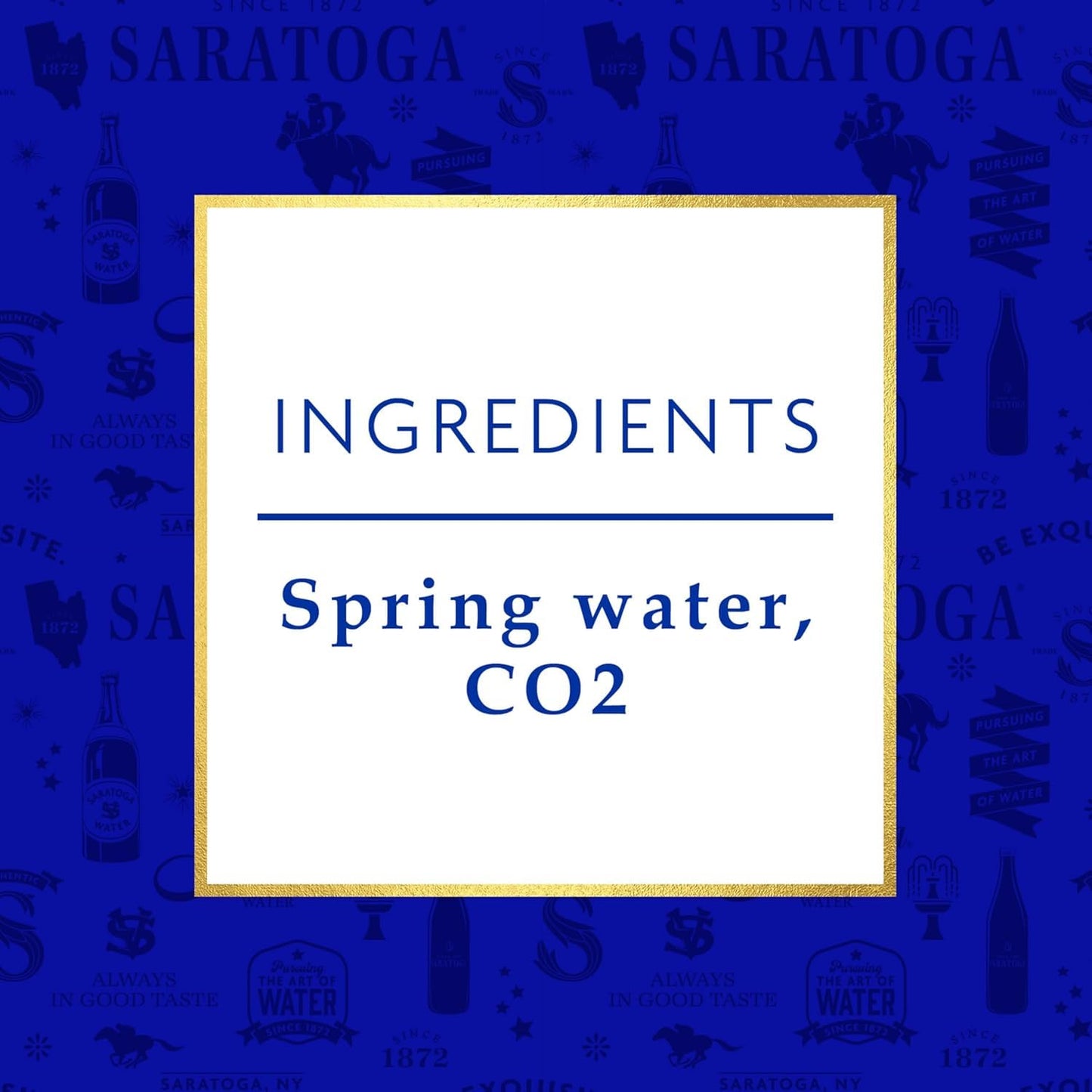 Saratoga Sparkling Spring Water – Crisp Carbonated Spring Water, 16 Fl Oz Bottles – 24 Pack