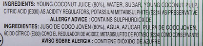 FOCO COCONUT JUICE WITH PULP, REAL COCONUT, 11.8 FL OZ CANS (PACK OF 24)
