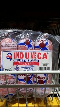 INDUVECA COOKED SALAMI SNACK PACK, READY-TO-EAT, PREMIUM DOMINICAN SALAMI