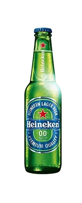 HEINEKEN 0.0 NON-ALCOHOLIC PREMIUM LAGER, ZERO ALCOHOL, 11 OZ BOTTLES (PACK OF 6)