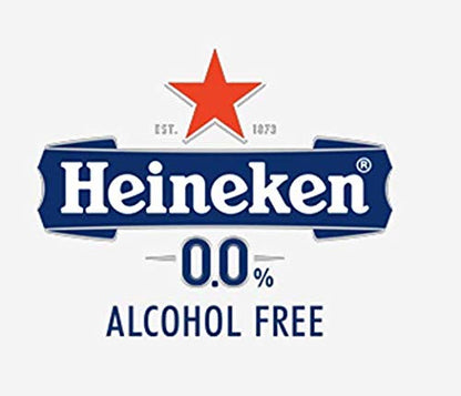 HEINEKEN 0.0 NON-ALCOHOLIC BEER, ZERO ALCOHOL, 11.2 FL OZ BOTTLES (PACK OF 12)