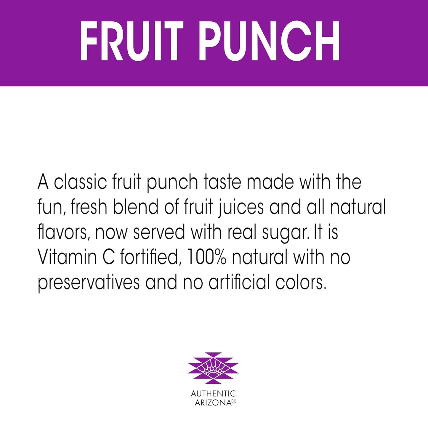 ARIZONA FRUIT PUNCH JUICE DRINK – 20 FL OZ BOTTLES – PACK OF 24