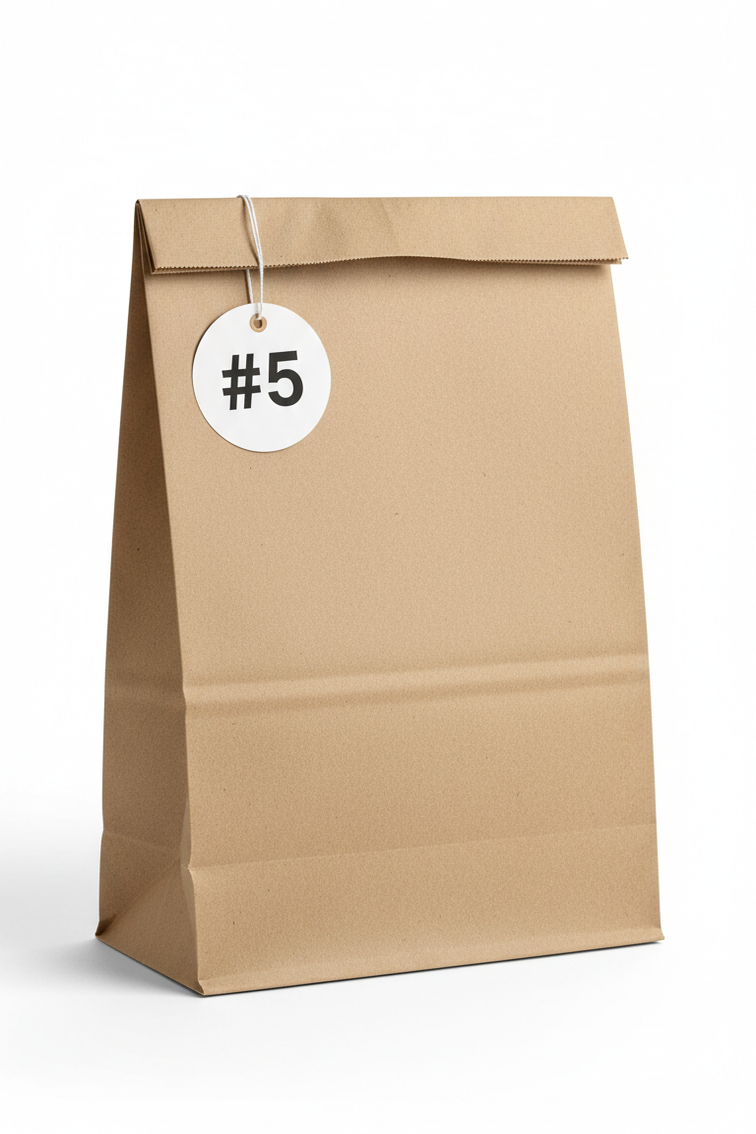DEMAYA Brown Paper Bags 500 CT, Heavy-Duty Kraft Paper Lunch, Retail & Takeout Bags for Food Service & Everyday Use