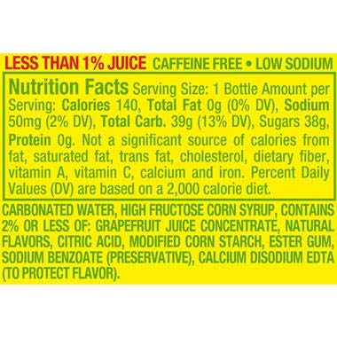 Squirt Grapefruit Soda, 20 fl oz Bottles (Pack of 16), Total 320 fl oz – Refreshing Citrus Soft Drink