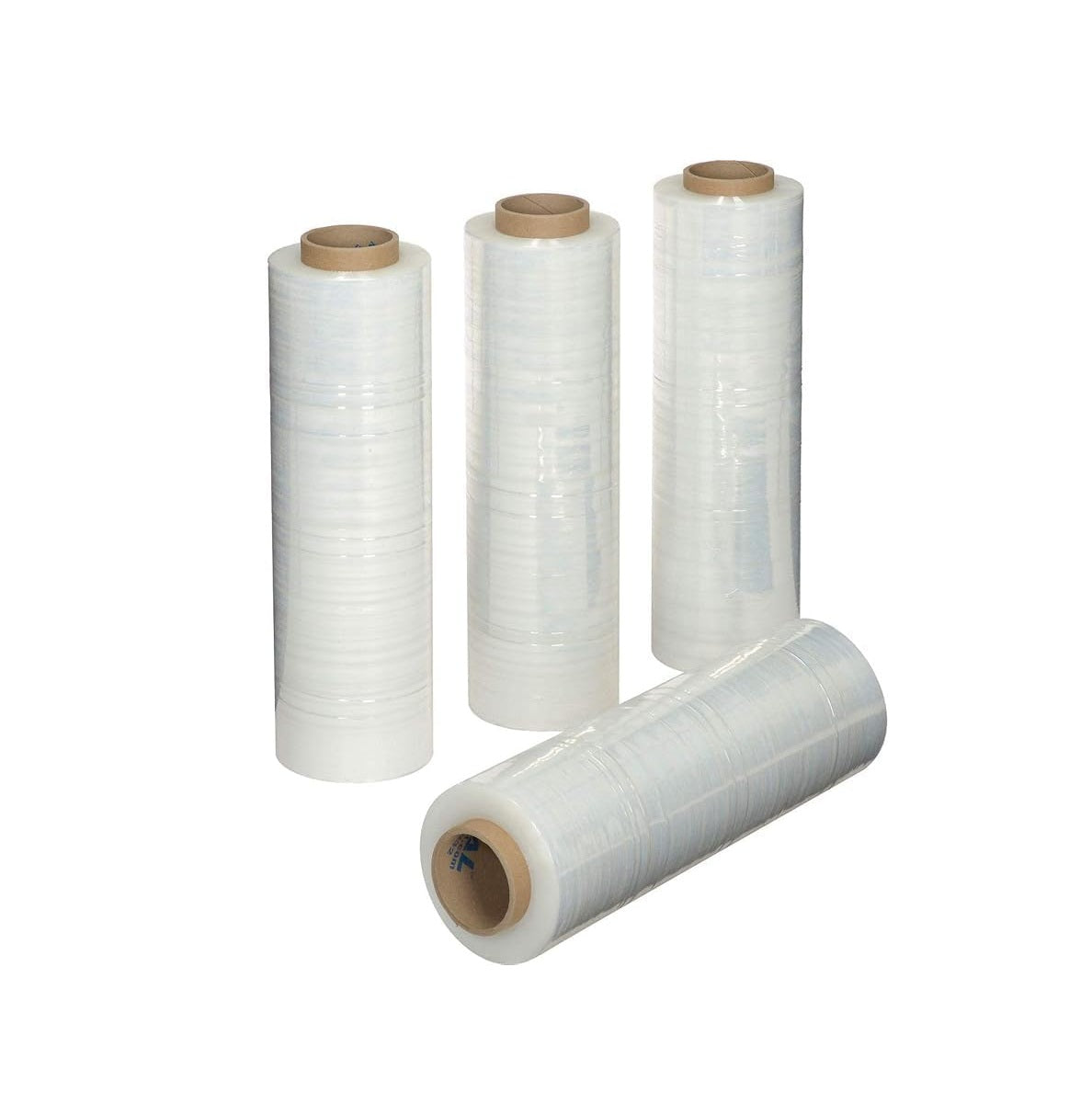 Stretch Wrap Cast Hand Shrink Film, 12" x 1500', 70 Gauge (4 Pack)