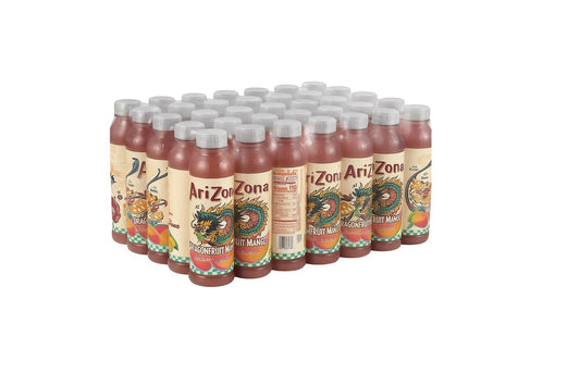 ARIZONA DRAGON FRUIT MANGO JUICE COCKTAIL – 20 FL OZ BOTTLES – PACK OF 24
