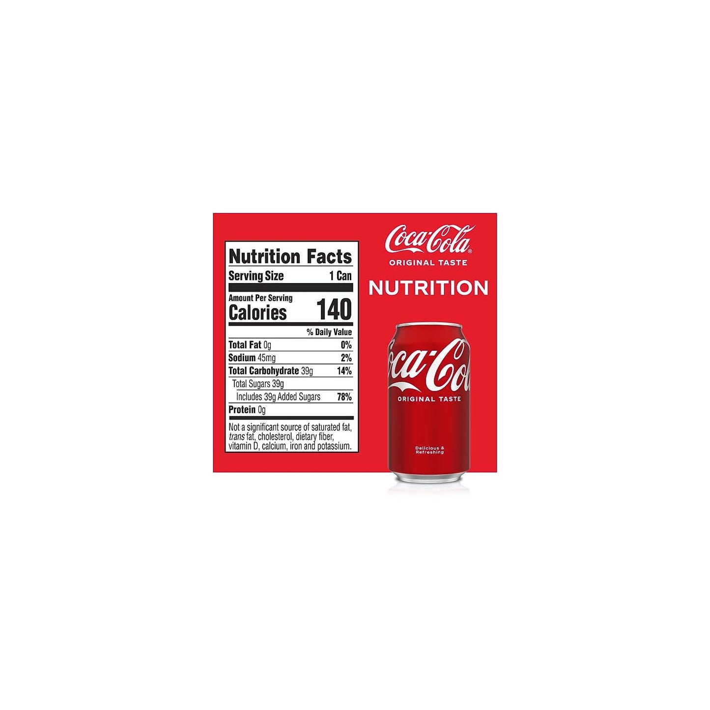 COCA COLA CLASSIC SODA – 12 FL OZ CANS – PACK OF 24