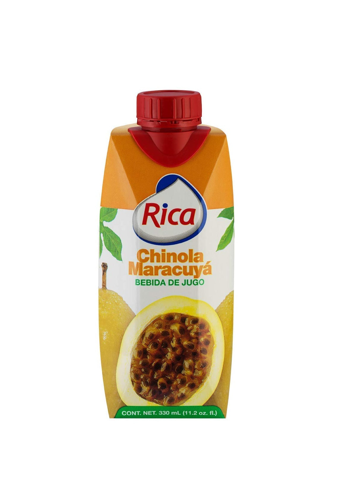 RICA Passion Fruit Juice Drink, 330 ml Cans (12 Pack) – Tropical, Refreshing & Ready-to-Drink