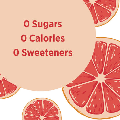 POLAND SPRING SPARKLING WATER, RED RUBY GRAPEFRUIT, 16.9 FL OZ BOTTLES (PACK OF 24)