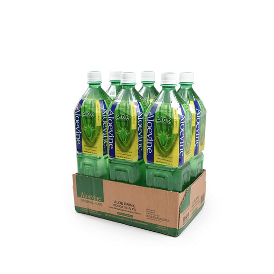 ALOEVINE ALOE VERA DRINK – ORIGINAL – 50.7 FL OZ BOTTLES – PACK OF 6