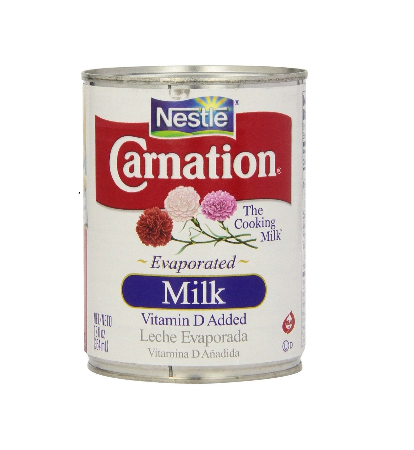 CARNATION EVAPORATED MILK – 12 FL OZ CANS – PACK OF 24 Rich & Creamy Cooking Milk for Baking, Sauces & Recipes | Shelf-Stable