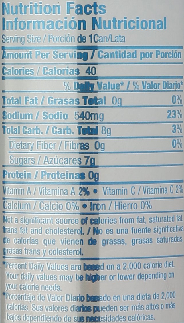 CLAMATO ORIGINAL TOMATO COCKTAIL – 5.5 FL OZ CANS – PACK OF 6