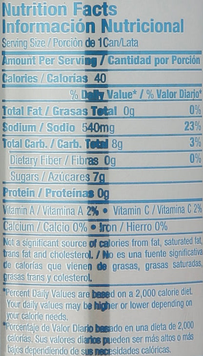 CLAMATO ORIGINAL TOMATO COCKTAIL – 5.5 FL OZ CANS – PACK OF 6