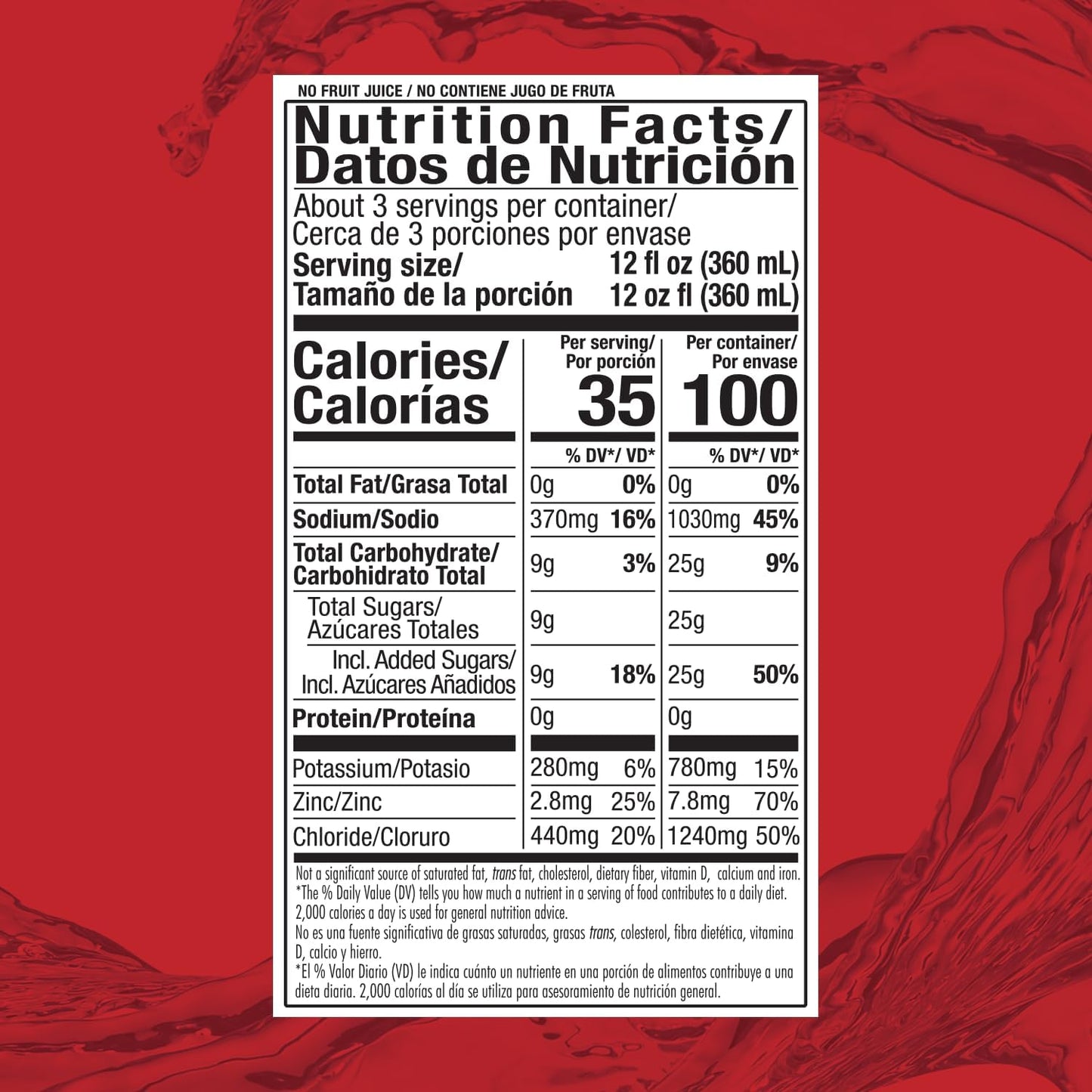 ELECTROLYTE SOLUTION DRINK, STRAWBERRY BANANA FLAVOR, 1 LITER BOTTLES (4 COUNT)