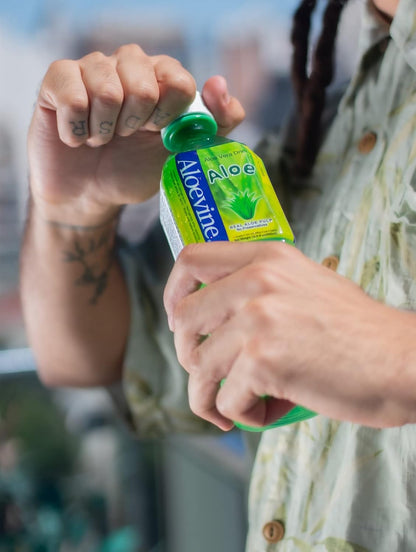 ALOEVINE ALOE VERA ORIGINAL DRINK 16.9 FL OZ – WITH ALOE CHUNKS – 20 PACK