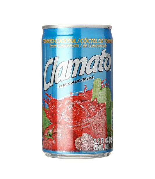 CLAMATO ORIGINAL TOMATO COCKTAIL – 5.5 FL OZ CANS – PACK OF 6
