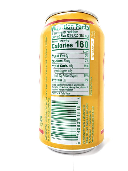 COCO RICO COCONUT SODA, 12 FL OZ CANS (12 PACK, 144 FL OZ )