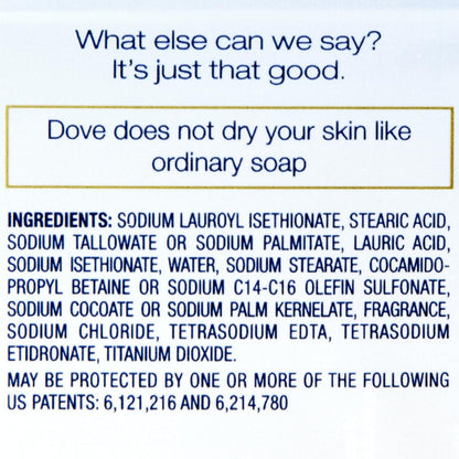 DOVE BEAUTY BAR, WHITE, 3.17 OZ BARS (6 COUNT)